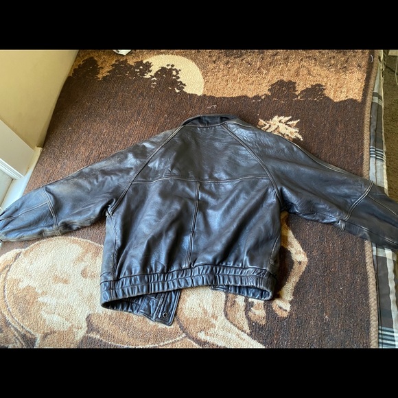 Compton & Ashley Leather Bomber Jacket - Picture 3 of 3